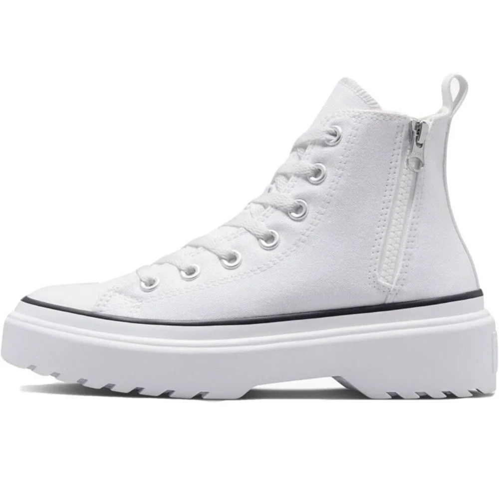 Converse Kids Chuck Taylor All Star‎ Lugged Lift Platform Canvas High Top Shoe 7